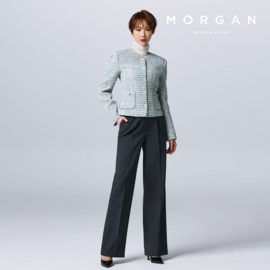 모르간 26FW 윈터 핀턱 팬츠 4