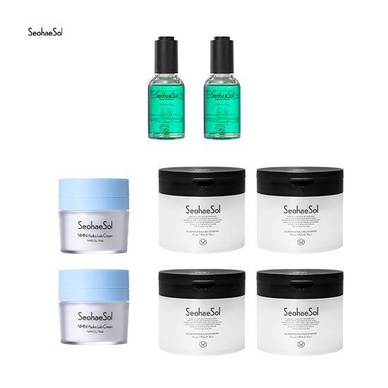 NMN 하이드라 랩 크림 50ml * 2개 + 글로우 리페어 바쿠치올 패드 4박스+리젠2