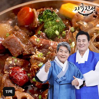지극진성 뼈 없는 순살 소갈비찜 500gX11팩