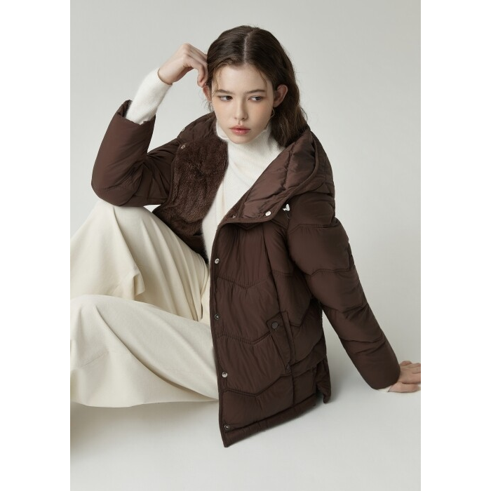 O TEDDY CREW  여성 장기모 라이트 패딩 1종 3