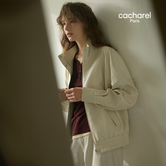 26F/W faux 레더 하이넥 보머 자켓 1종