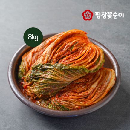 평창꽃순이 황태포기김치 8kg