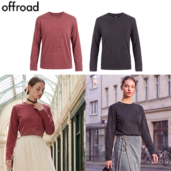 [oFfroad] 오프로드 26FW 여성 코튼 스노우워싱 티셔츠 2종 세트