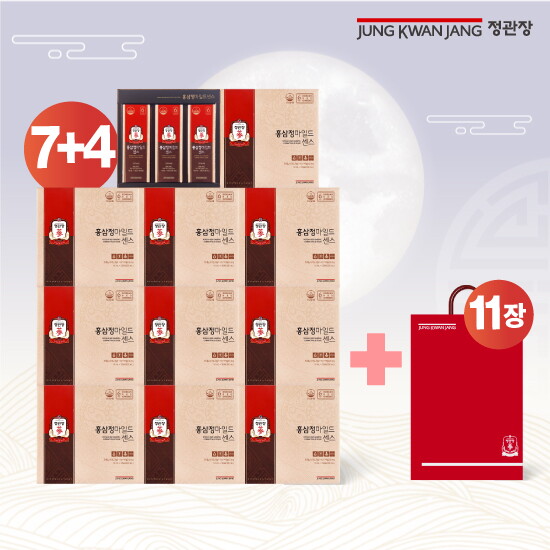 ○[7+4박스] 홍삼정 마일드센스(30포x10ml x 11박스)+쇼핑백11장