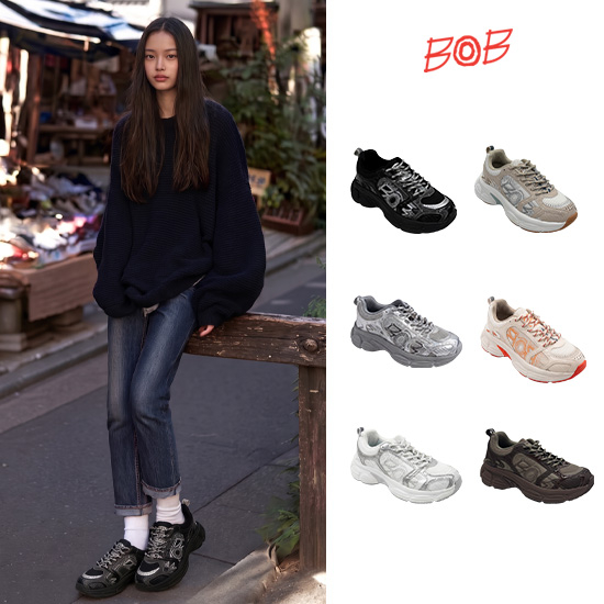 (앱10%)BOB 아이코닉 여성 스니커즈