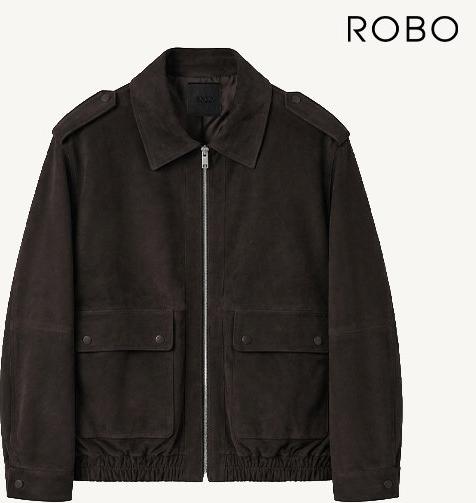 (남)로보 26FW 스웨이드 아웃포켓 재킷 4