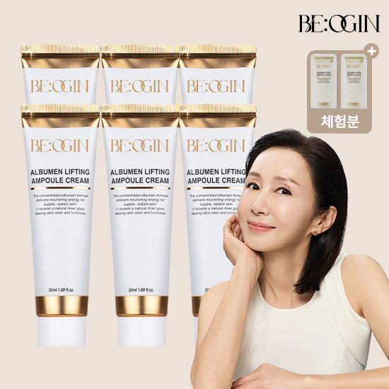 [전인화패키지] 비오진 리프팅 크림 50ml*6통+체험분 2매