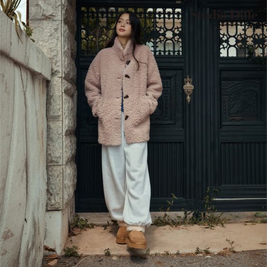 스튜디오디페 26FW 밍크 기모 후드 집업 셋업 4