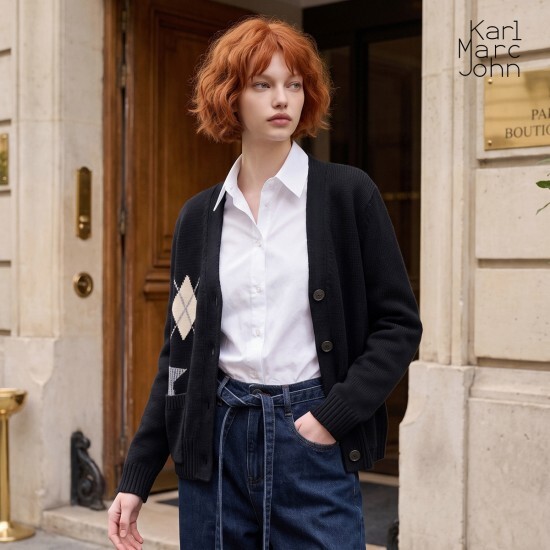 (A)칼마크존 26FW 여성 울블렌디드 가디건 1종 2