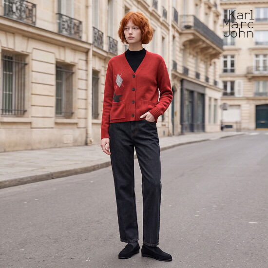 ○칼마크존 26FW 여성 기모 데님팬츠 1종 2