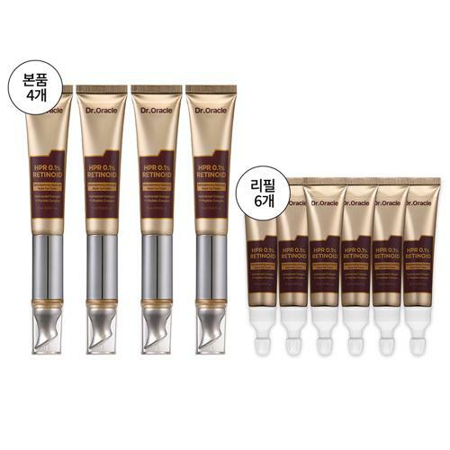 [삼성카드5%할인][단독기획][눈가 탄력] 닥터오라클 레티놀 진동 아이크림 15ml x 총 10개 (본품 4 + 리필 6)