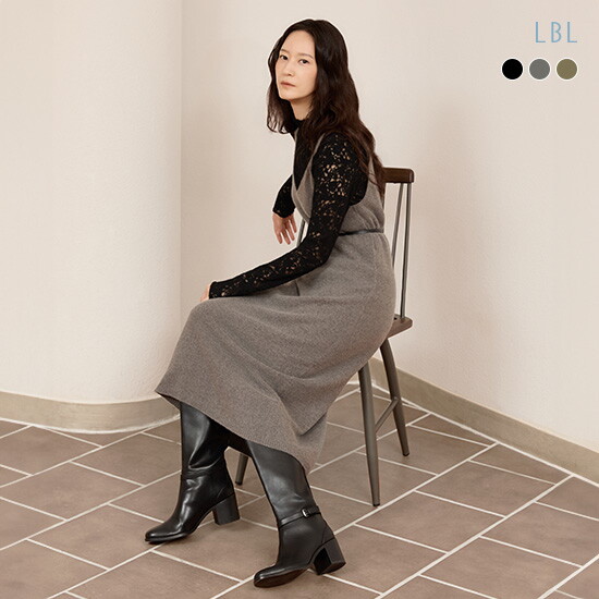 26FW 라쿤울 블렌디드 홀가먼트 원피스 2