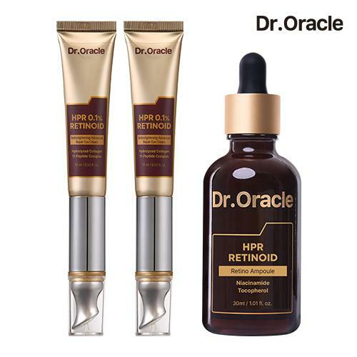 [삼성카드5%할인][1등 패키지] 닥터오라클 레티놀 진동 아이크림 15ml x 2개 + 레티놀 앰플 30ml