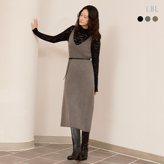 26FW 라쿤울 블렌디드 홀가먼트 원피스