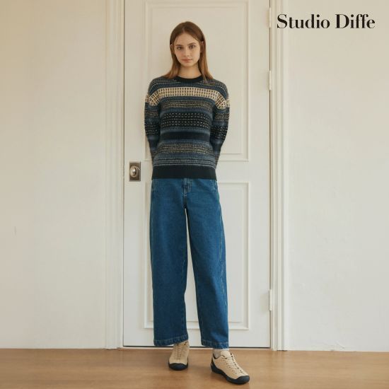 스튜디오디페 26FW 볼륨 절개 기모 데님 2종 3