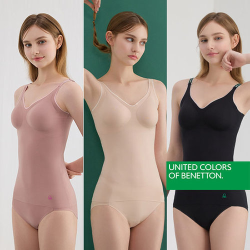[론칭가 99,900원][베네통코리아 정품](20차)모달 스킨 퓨징 슬리머 &팬티 3세트(6종)