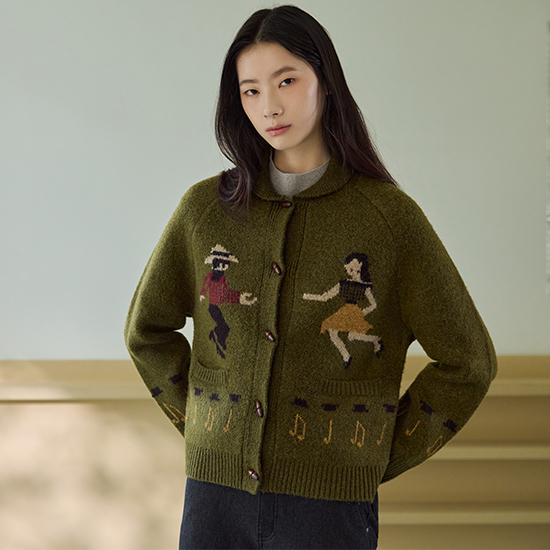 26F/W 여성 코위찬 니트 점퍼 1종