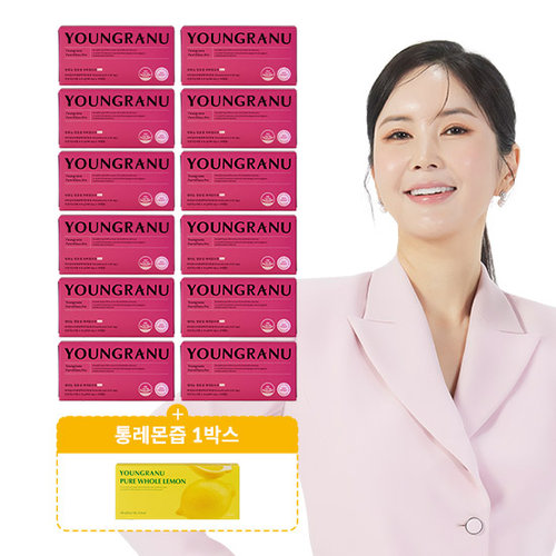 [50% SALE]영라뉴 장용성 파비플로라 다이어트 PRO 12박스(24주분)+ 통레몬즙 1박스