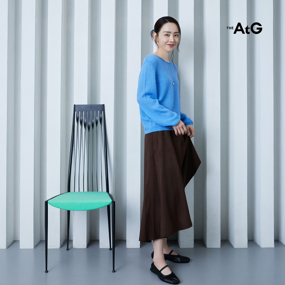 26F/W FAUX 스웨이드 언발 스커트 2