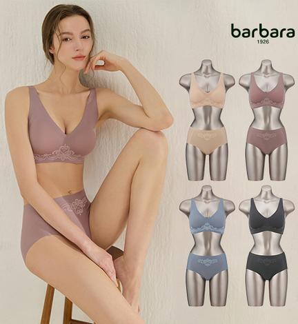 ○바바라 소프트 퓨징 브라팬티 4세트