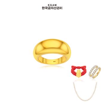 (방송에서만)[한국금자산관리] KGAM 24K 순금 빅볼륨 반지+추가