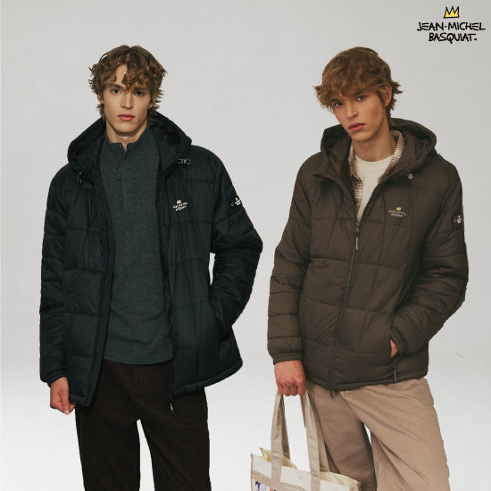 바스키아 26FW 최신상 남성 기모안감 라이트 중량패딩 1종