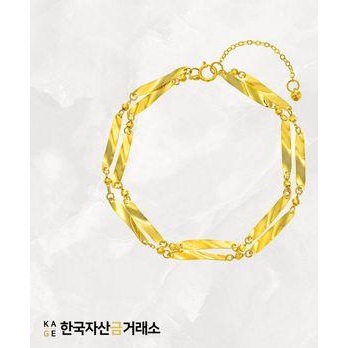 [한국자산금거래소]KAGE 24K순금 에스텔 팔찌