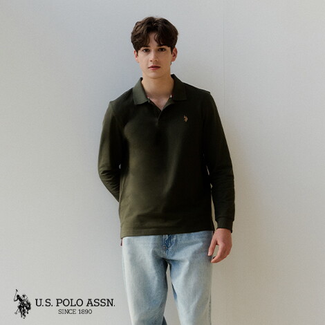 (C)USPA 26FW 남성 긴팔 카라 티셔츠 3종 4