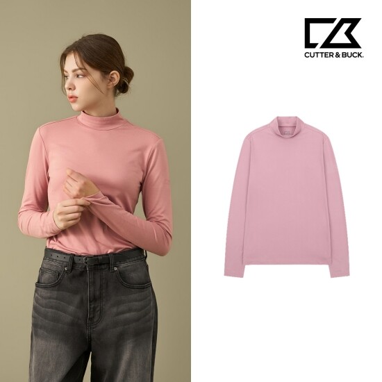 ○ 커터앤벅 26FW 여성 모크넥 티셔츠 5종 2