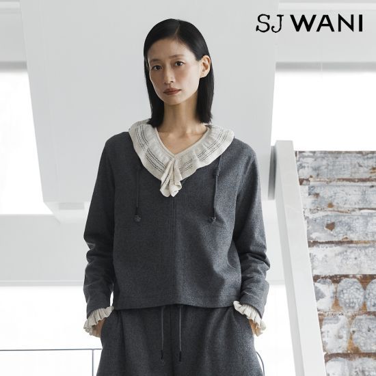 SJ와니 26FW 울블렌드 블루종 튜닉 1종 3