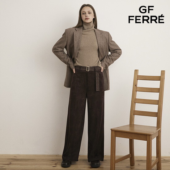 ◎(상시가 199,000원) 26FW 벨티드 스웨이드 팬츠 3