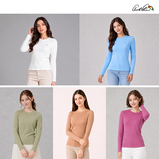 ARNOLD PALMER 26FW 여성 소프트 코튼블랜디드 티셔츠 5종