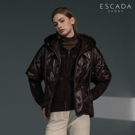 에스카다스포츠 26FW 최신상 퀼팅 케이프 다운 1종 4