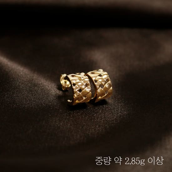 골든클레프 18K 코코 귀걸이 3