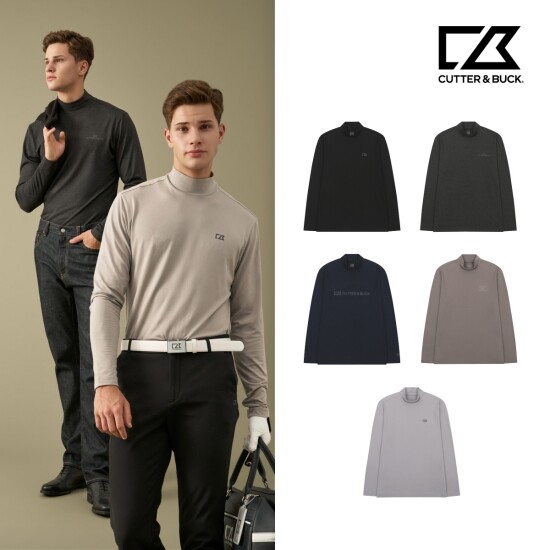 ○ 커터앤벅 26FW 남성 모크넥 티셔츠 5종