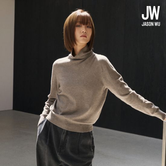 제이슨우 26FW Annette 캐시미어 홀가먼트 하이넥 니트 3종 3