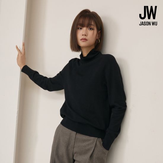 제이슨우 26FW Annette 캐시미어 홀가먼트 하이넥 니트 3종 2
