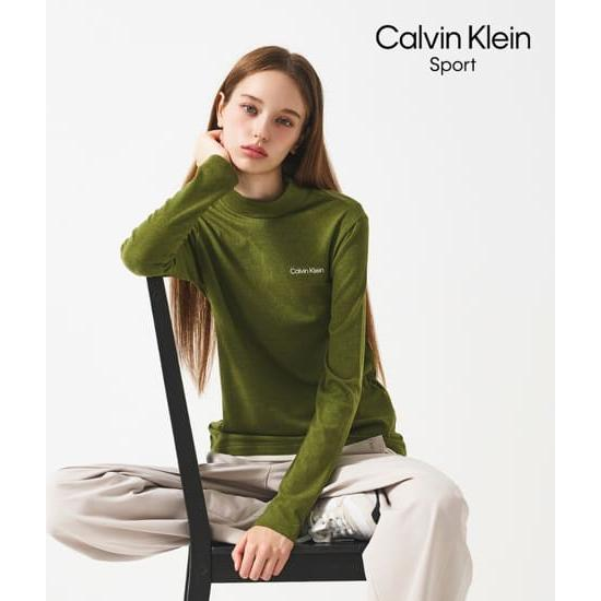 [26FW] Calvin Klein 스포츠 여성 소프트 웜기모 모크넥 4종 2