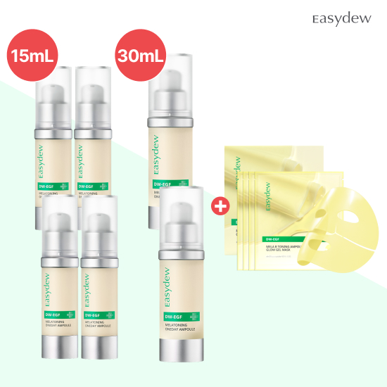 [단한번] 대웅제약 멜라토닝 앰플 15ml*4개+30ml*2개+겔마스크1박스