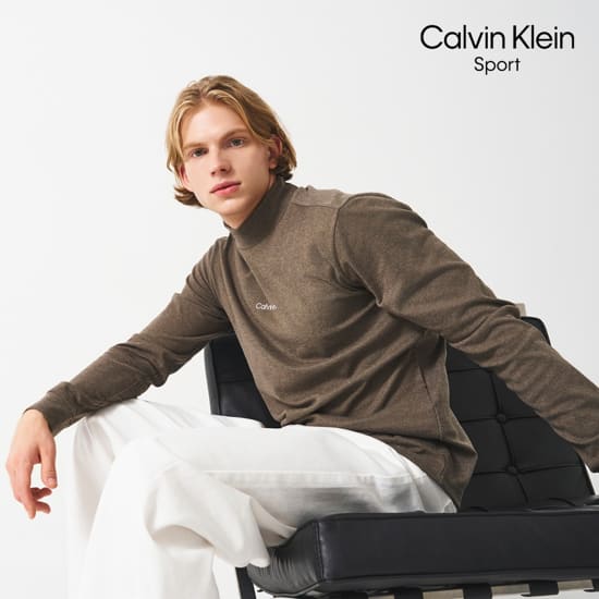 [26FW] Calvin Klein 스포츠 남성 소프트 웜기모 모크넥 4종 4