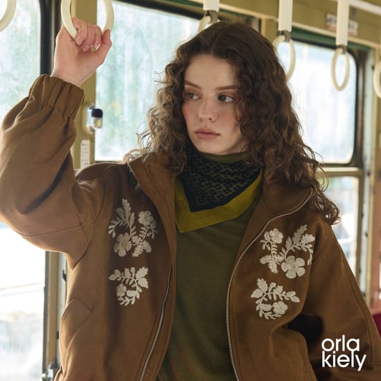 올라카일리 26FW 160수 울100 패턴스카프2종 2