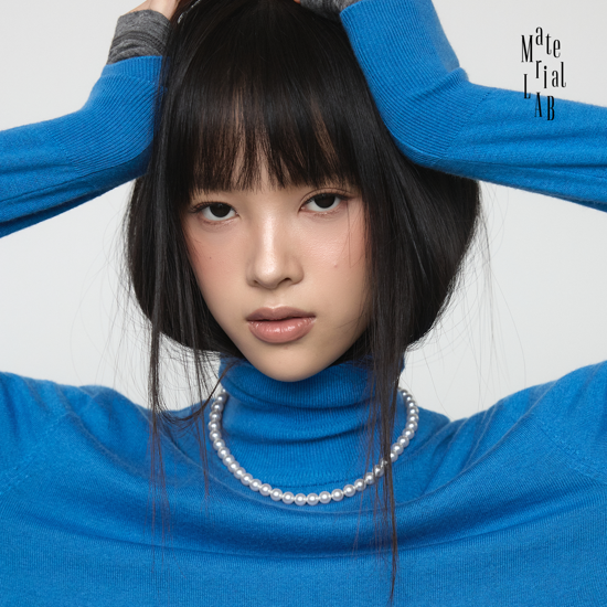[Handmade] 머티리얼랩 26FW 크리스털 펄 마그넷 목걸이 3