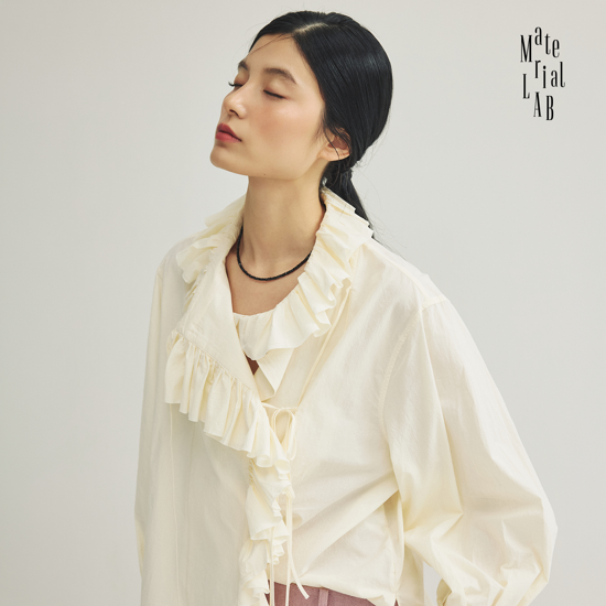 [Handmade/주문제작] 머티리얼랩 26FW 오벌 젬스톤 실버925 소가죽 롱 목걸이 4