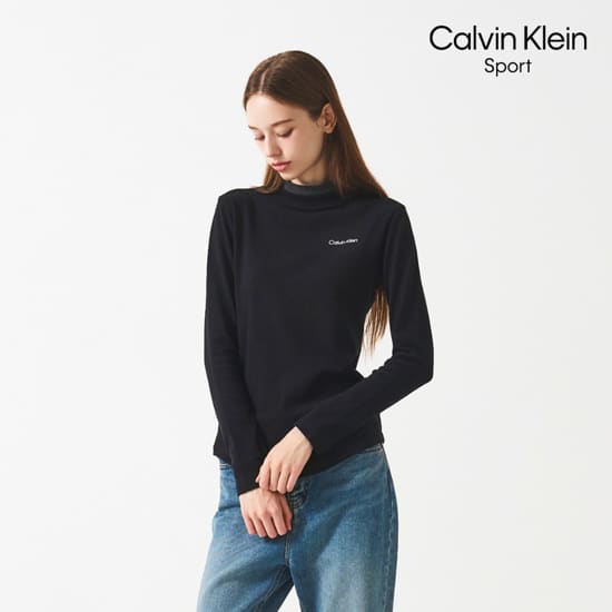 [26FW] Calvin Klein 스포츠 여성 소프트 웜기모 모크넥 4종