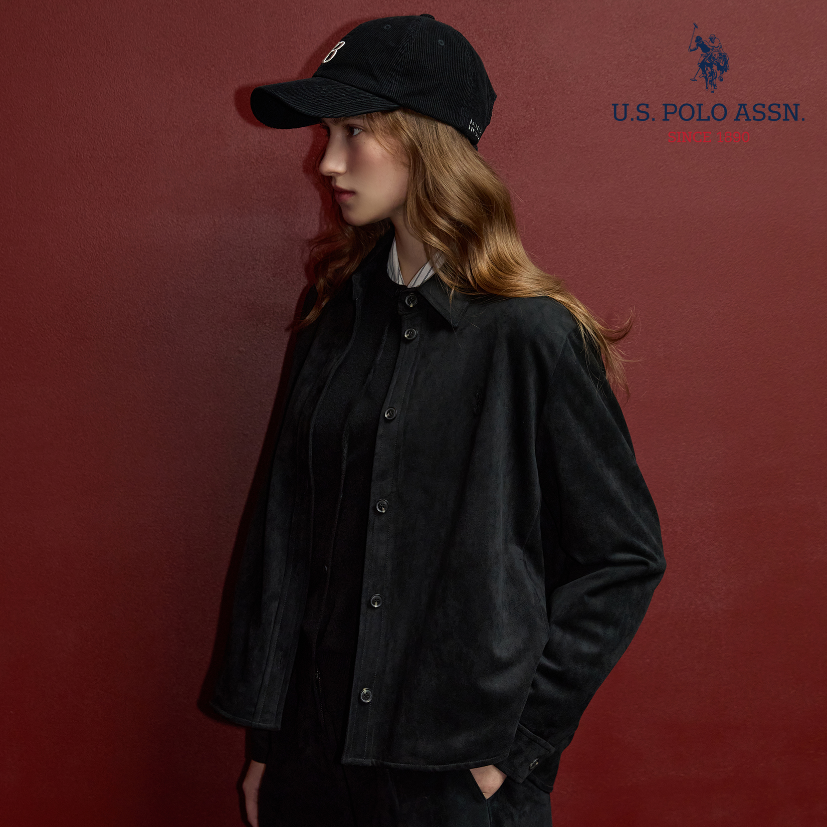 [앱10%][U.S POLO ASSN.] 26FW 뉴욕 FAUX스웨이드 자켓 1종 여성 2