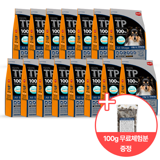 [방송에서만][무료체험] 데이스포 사료1kgx15팩+무료체험 100g 트리플 패키지(15팩/15kg)