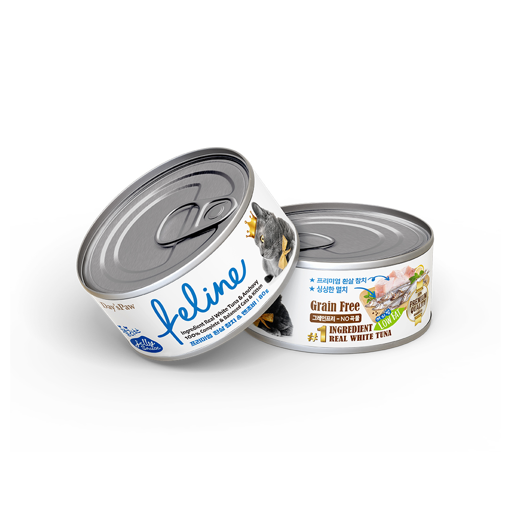 데이스포 필라인 흰살참치와멸치 80g