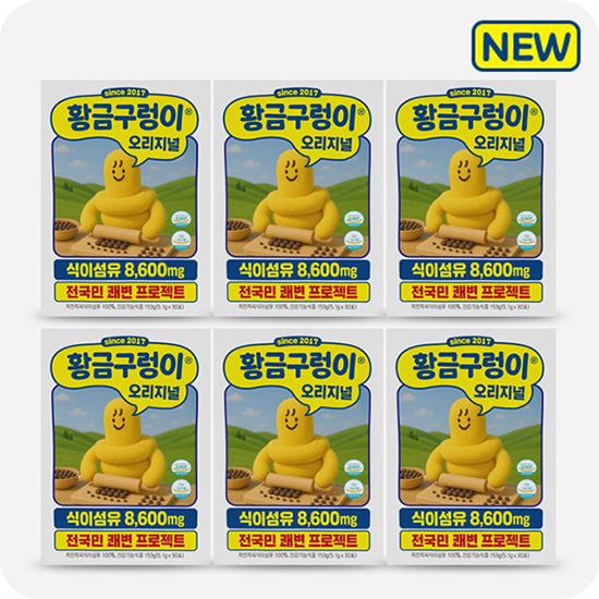 황금구렁이 오리지널 차전자피 식이섬유 5.1g x 30포x 6박스