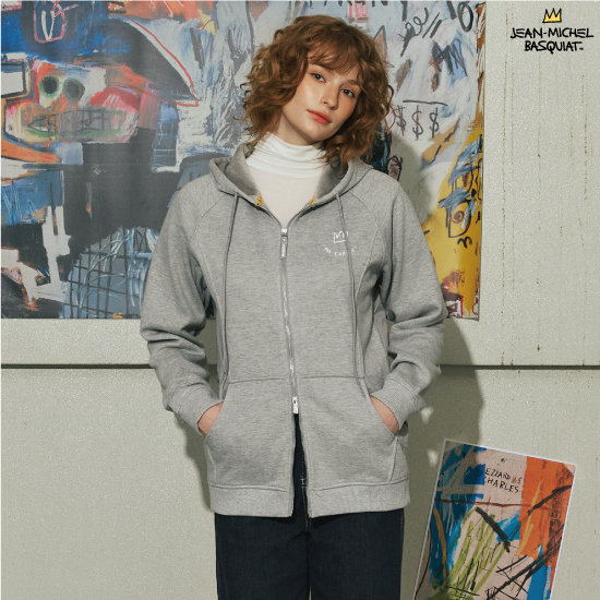 바스키아 26FW 최신상 여성 융기모 스웻셔츠 2종SET (라운드1종+후드집업1종) 4