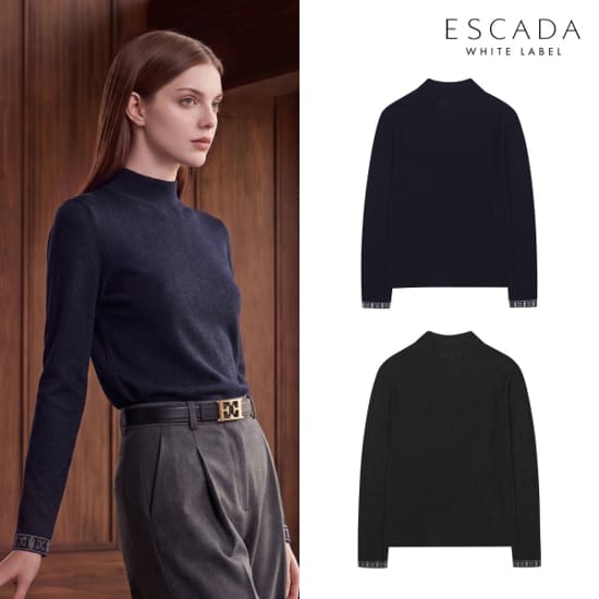 [ESCADA] 에스까다 26FW 울실크블렌딩 시어 니트 2